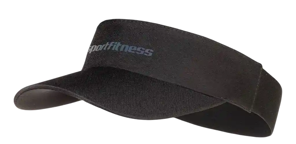 Visera Deportiva Care Negra Sporfitness