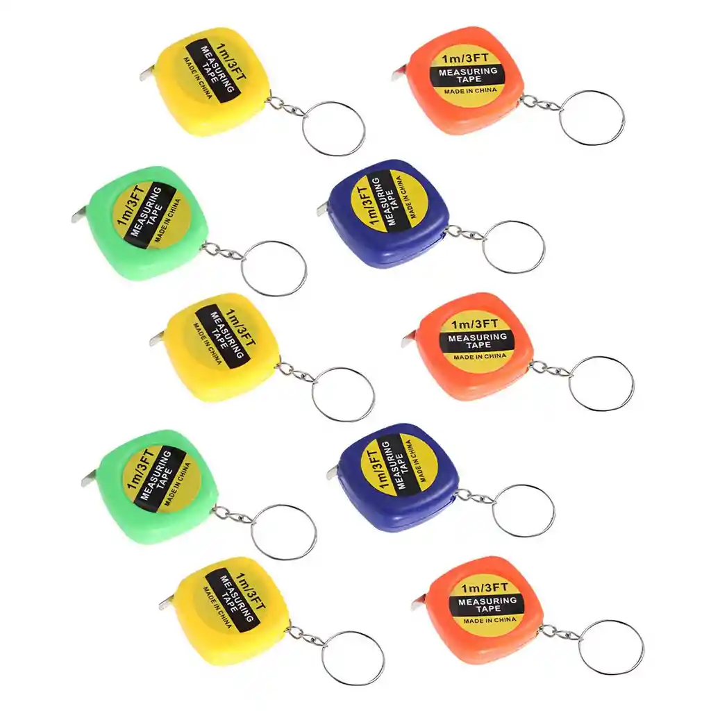 Metro Llavero Multicolor Para Regalos Fiestas X 12 Unidades