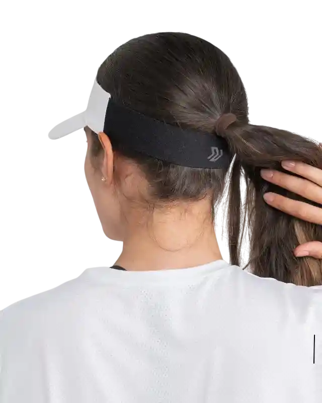 Visera Deportiva Care Negra Sporfitness