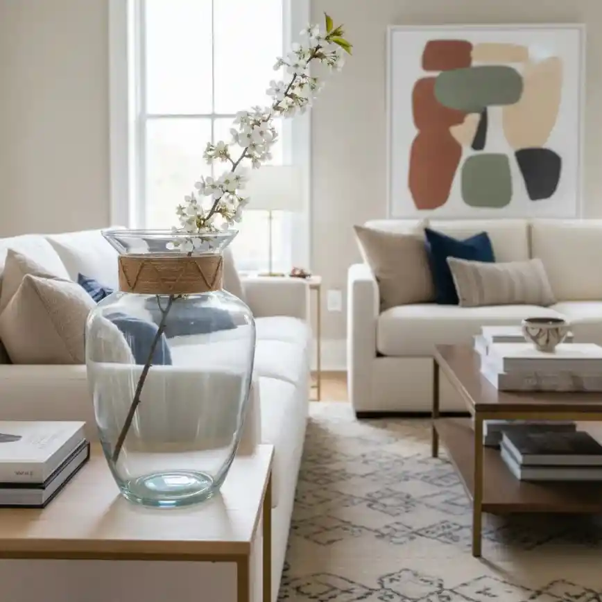 Florero Jarrón De Vidrio (adz)