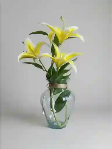 Florero Jarrón De Vidrio (azteca)