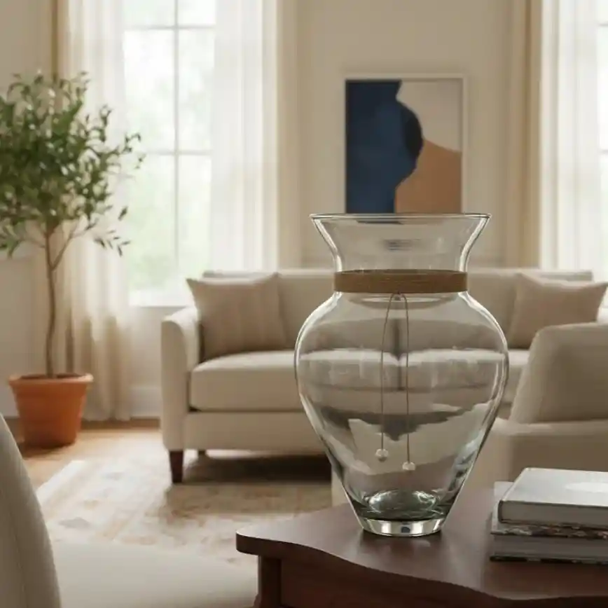 Florero Jarrón De Vidrio (azteca)