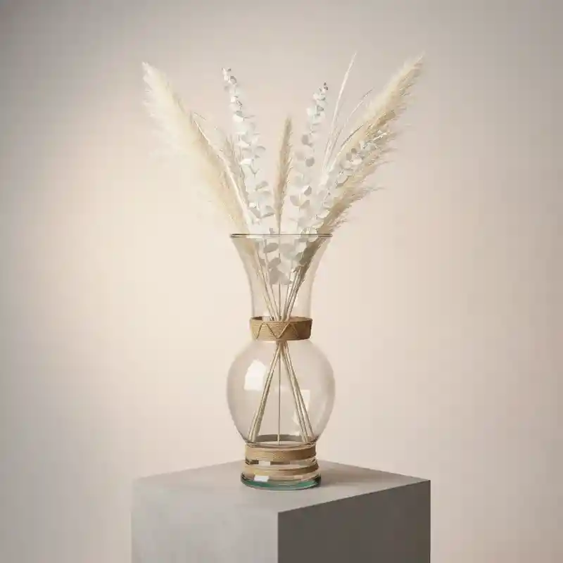 Florero Jarrón De Vidrio (caribe)