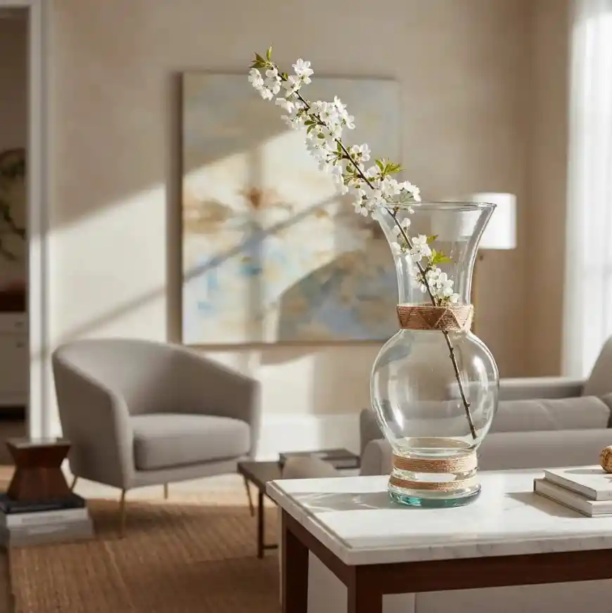 Florero Jarrón De Vidrio (caribe)