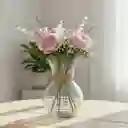 Florero Jarrón De Vidrio (corona)