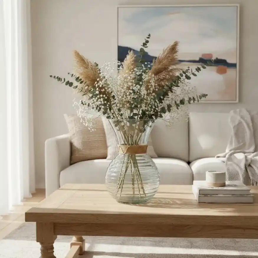 Florero Jarrón De Vidrio (corona)