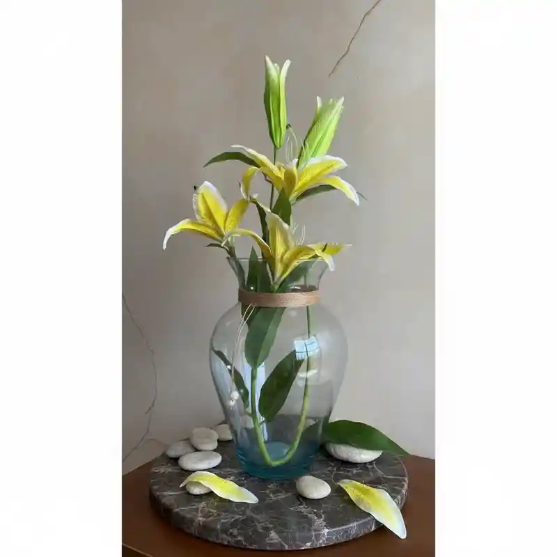 Florero Jarrón De Cristal (paris)