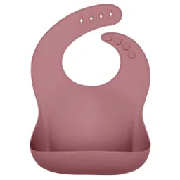 Baberos Para Bebe En Silicona Fácil Lavado Portable Unisex
