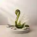 Cisne De Cristal Color Verde (swan)