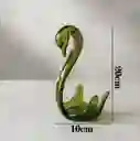 Cisne De Cristal Color Verde (swan)