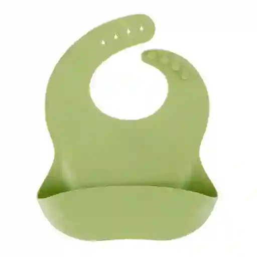 Baberos Para Bebe En Silicona Fácil Lavado Portable Unisex