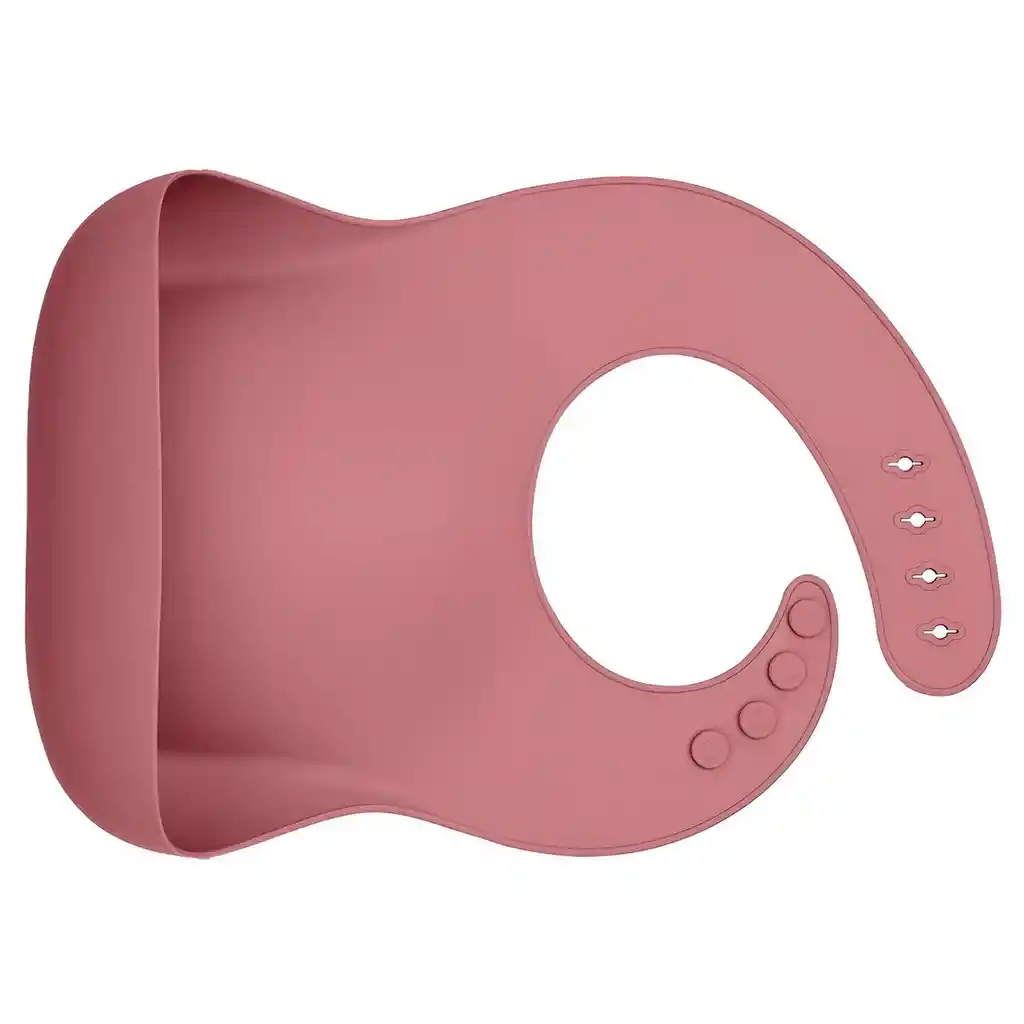 Baberos Para Bebe En Silicona Fácil Lavado Portable Unisex