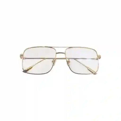 Gafas Con Borde Dorado