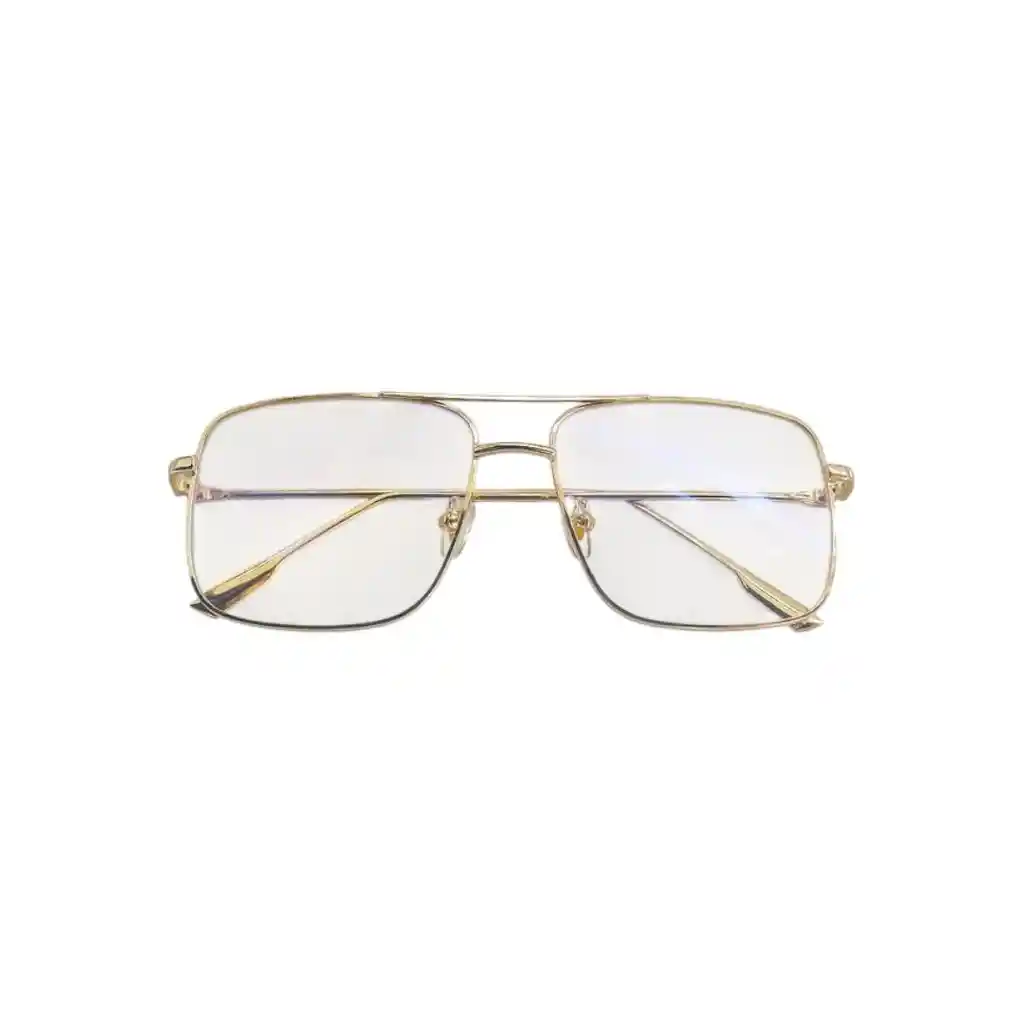 Gafas Con Borde Dorado
