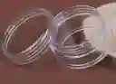Frasco Redondo Transparente Recargable Multiusos