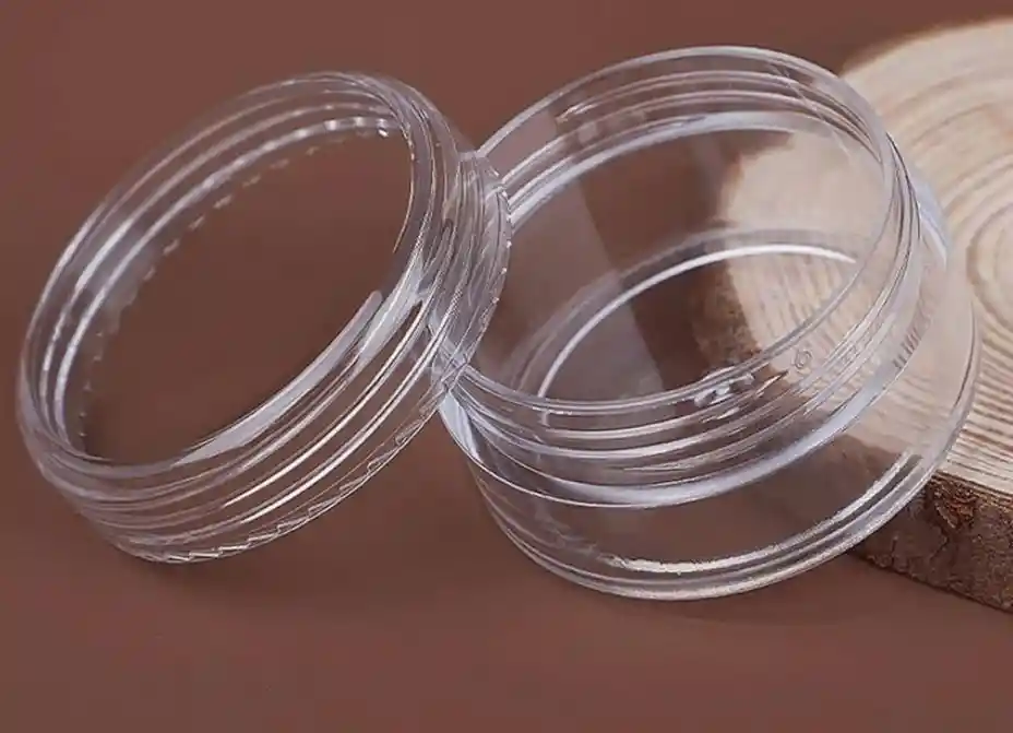 Frasco Redondo Transparente Recargable Multiusos