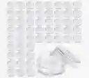Frasco Redondo Transparente Recargable Multiusos
