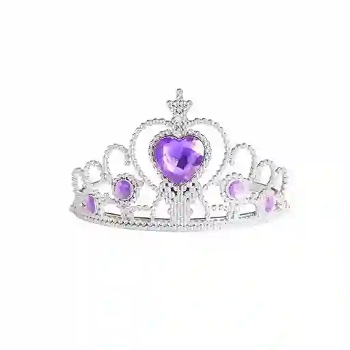 Corona Tipo Tiara Morada