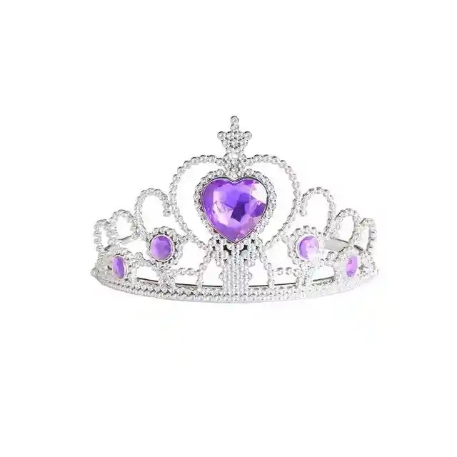 Corona Tipo Tiara Morada