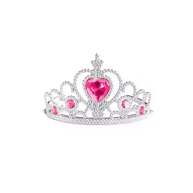 Corona Tipo Tiara Fuscia