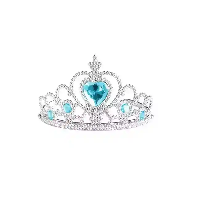 Corona Tipo Tiara Azul