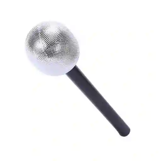 Microfono Plateado