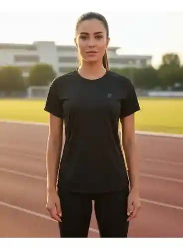 Camiseta De Malla Con Manga