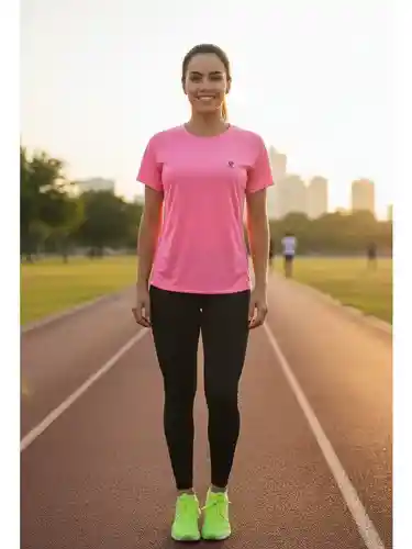 Camiseta De Malla Con Manga