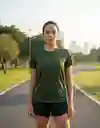 Camiseta De Malla Con Manga