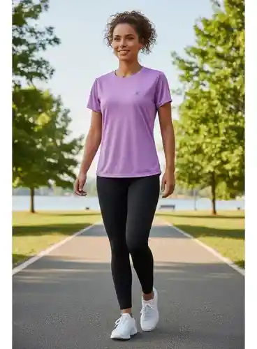 Camiseta De Malla Con Manga
