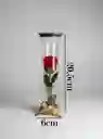 Rosa Artificial Decorativa En Cristal