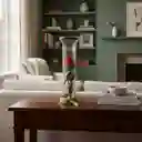 Rosa Artificial Decorativa En Cristal