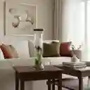 Rosa Blanca Artificial Decorativa En Cristal