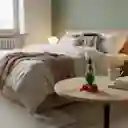 Rosa Blanca Artificial Decorativa En Cristal