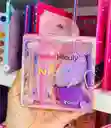 Kit De 4 Piezas Sweet Beauty – Esponja Para Base, Mini Monedero, Brocha Para Base Y Esponja Para Polvo