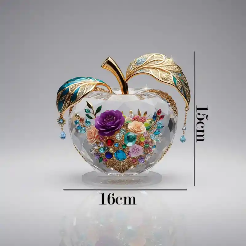 Manzana Dorada En Acrílico