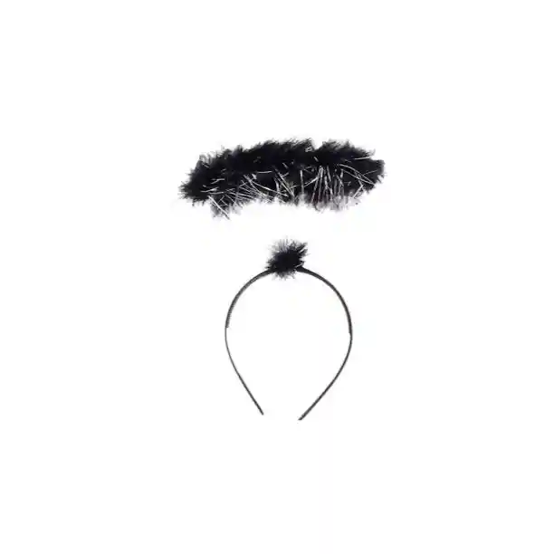 Diadema De Angel Negro