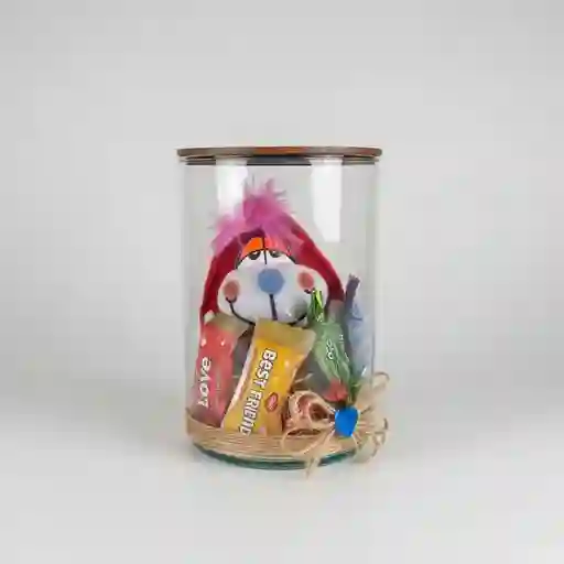 Regalo Detalle Perro De Peluche Con Corazón Y Chocolates Para Cualquier Ocasión