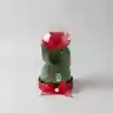 Rosa Roja Artificial Decorativa En Cúpula Acrílica