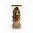 Adorno Virgen De Guadalupe En Vaso De Cristal