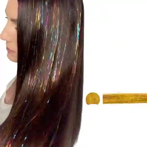 Hilo Chino Dorado Para Cabello