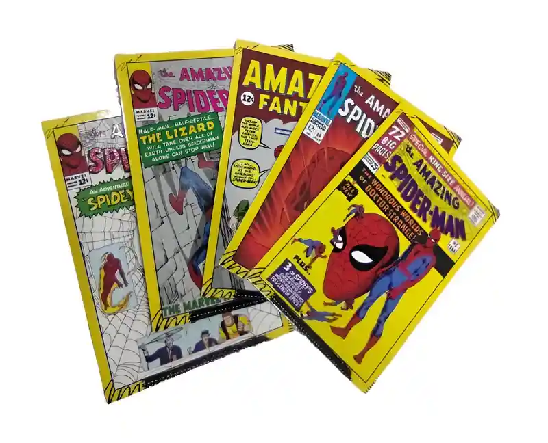 5 Tarjetas Cartas De Spiderman Variadas Panini