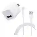 Cargador Iphone 5w Carga Rapida + Cable Lightning Usb
