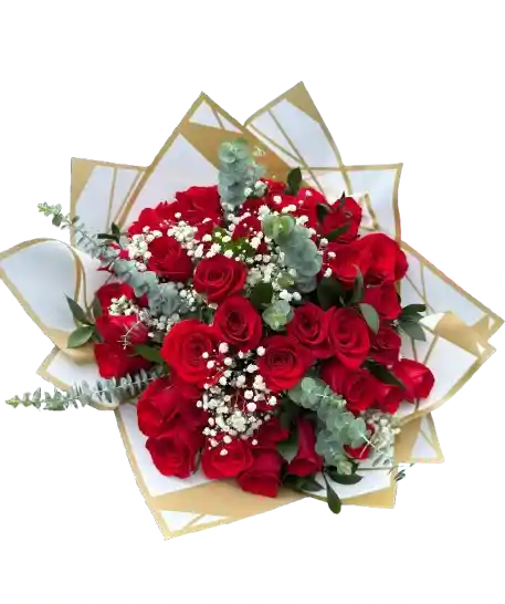 Bouquet 50 Rosas Rojas