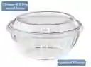 Contenedor Doble Uso Transparente 32 Onzas Con Tapa X 5 Unds