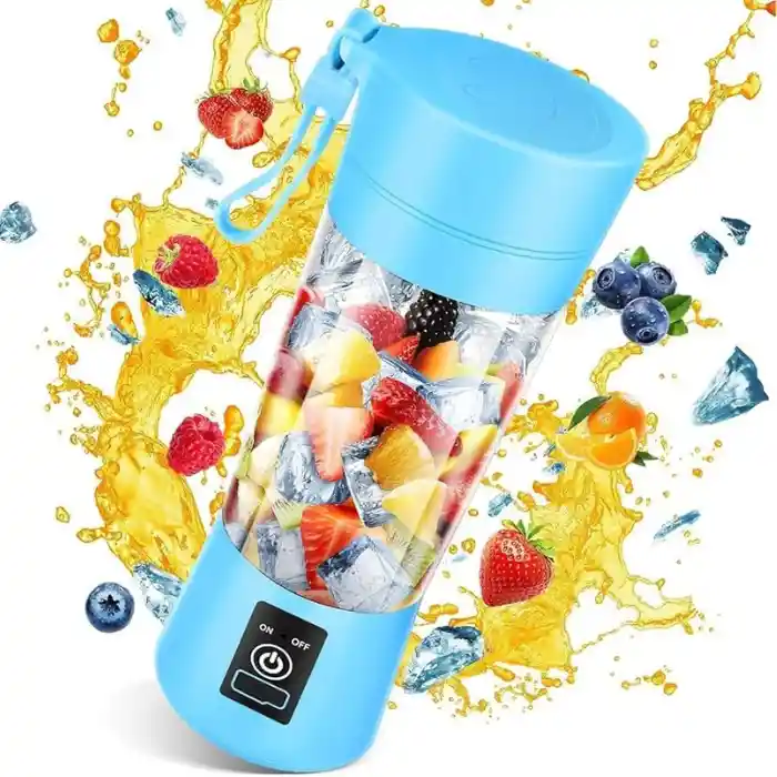 Mini Licuadora Portátil Recargable Usb 380ml – Smoothies, Batidos Y Jugos Al Instante