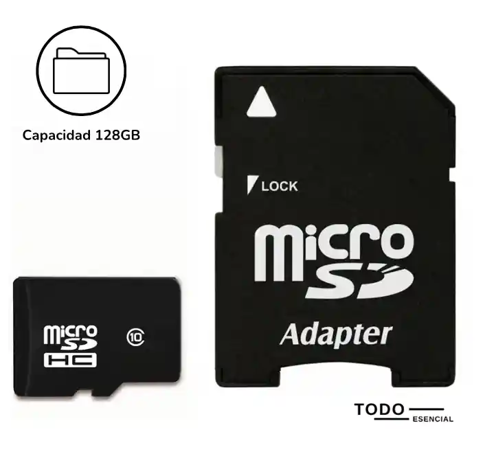 Memoria Micro Sd 128gb Clase 10 Con Adaptador Sd Dg