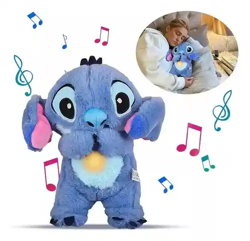 Peluche Stitch Que Respira Con Musica Y Luz