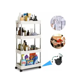 Carrito Auxiliar Estética Organizador Multiusos 4 Pisos