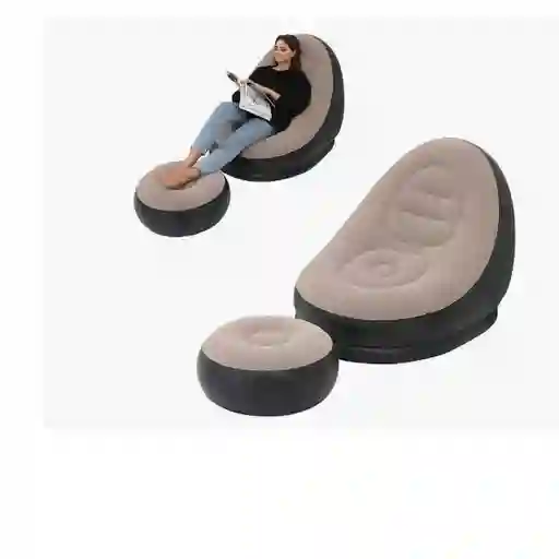 Silla De Descanso Inflable, Sofa Con Descansa